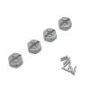 for Wltoys 144001 144010 124007 124016 124018 124019 A949 A959 A959-B Metal 12mm Wheel Hex Hub Adapter Combiner RC Car Upgrade Parts Repair RC Car DIY Parts(Gray) view 1