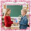30 Packs Kids Valentines Day Gifts for School Pop Fidget Toys with Valentines Cards for Kids Classroom,Mini Sensory Valentines Day Cards Party Favors,Classroom Must Haves Gift Exchange Bulk Gift view 4