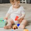 Outanaya Wooden Car for Maple Push Smooth Hand Grip Grasping Educational Vehicle with Rounded Edges Safe view 3