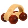 Mikinona Wooden Push Car for Grasp Training Smooth Rounded Edges Secure Grip Plaything Maple Sensory Development view 1