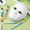 Alasum DIY Paper Masks for Women and Blank Pulp Masquerade Masks Kit Colors Paint Brushes Craft Activity for Halloween Costume Parties and Artistic Play view 3