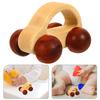 JUMPLAWN Wooden Hand Push Car for Smooth Sanded Edges Grasping Vehicle for Fine Motor Skills Development Lightweight Educational Plaything for Boys view 3