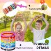 Landical 50 30/50 Pcs Cross Bracelets Bulk Jesus Bracelets Handmade Elastic Colorful Polymer Clay Bead Religious Wristbands Christian Wristband for Women Kid Easter VBS Gifts (Rainbow) view 4