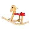 ERINGOGO Wooden Rocking Horse Pine Wood Rocker Chair with Seat Smooth Edges Safe Riding Plaything Reusable Hobbyhorse view 1