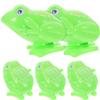 NAMOARLY 5Pcs Wind-up Clockwork Frog for Jumping Entertainment Cognitive to Develop Hand-Eye Coordination and Stimulate Interest view 1