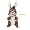 HOODANCOS Adorable Donkey Hand Puppet Plush for Soft Cartoon Finger Puppet for Storytelling and Interactive Play for Early Education and Imagination Development view 2