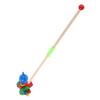 Holibanna Wooden Push Walker with Cartoon Animal Design Rounded Edges Walker for Motor Skill Development Balance Support and Physical Growth Educational Push Cart for Learning to Walk view 1