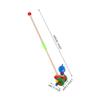 LOPUNER Multifunctional Wooden Push Cart for Rounded Safety Edges Walker for Balance and Motor Skill Development Cartoon Animal Design for Early Walking and Cognitive Play view 2