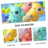 3pcs Wind-up Chicken for Plastic Animal Clockwork with Manual Winding Mechanism Lightweight Fun Party Random Color Random Color view 3
