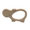 Outanaya Wooden Animal Shape Teething Smooth Safe Molar Chew for Boy Girl Relief Teeth Grinding Training view 1