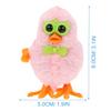 HONMEET 6pcs Wind Up Chicken Walking Clockwork Easter Party Favors Small Funny Cartoon Gifts for Boys view 2