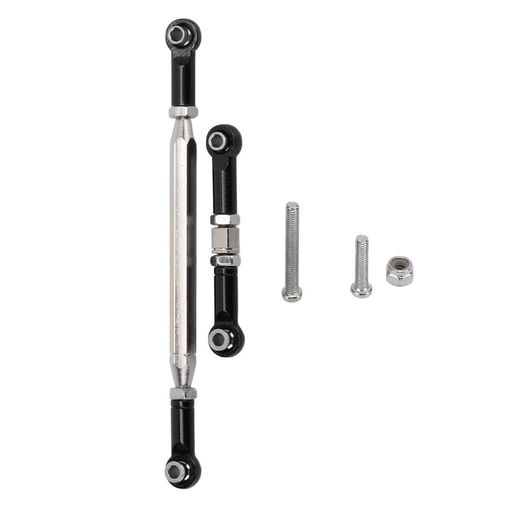 Aluminum Alloy Servo Link Rod Steering Pull Rod | Upgraded RC Car Parts for MN D90 MN91 MN96 MN99S | Lightweight Metal Pull Rod for RC Cars/Off - Road Vehicles