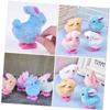 ERINGOGO 12pcs Wind-up Plush Bunny Jumping for Clockwork Rabbit Fun Christmas and Home Decoration Novelty Animal Windup for Boys view 2