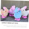 ERINGOGO 12pcs Wind-up Plush Bunny Jumping for Clockwork Rabbit Fun Christmas and Home Decoration Novelty Animal Windup for Boys view 4