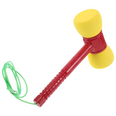 HONITANO Soft Plastic Pounding Hammer for Pounding Mallet Game with Yellow Sponge Head Easy Setup Developmental Aid for Hand-Eye Coordination Family Fun and Social Interaction at Home