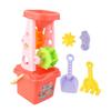 Abaodam 5pcs Interactive Beach Set with Hourglass Sand Shovel Rake and Bucket Mixed Color Beach Bucket for Imaginative Sandbox and Outdoor Play view 1