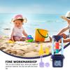 Abaodam 5pcs Interactive Beach Set with Hourglass Sand Shovel Rake and Bucket Mixed Color Beach Bucket for Imaginative Sandbox and Outdoor Play view 3