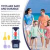 Abaodam 5pcs Interactive Beach Set with Hourglass Sand Shovel Rake and Bucket Mixed Color Beach Bucket for Imaginative Sandbox and Outdoor Play view 4