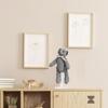BESTonZON 3pcs Adjustable Doll Stand with Expandable Wire Holder and PP Material Display Organizer for Action Figures Dolls Models White view 4