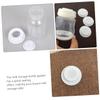 10Pcs Silicone Milk Storage Bottle Sealing Rings, White Leak-Proof Gaskets view 3