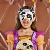 4Pcs Animal Cartoon Masks Lightweight Felt Material for Halloween Dress Up Birthday Party Photo Props Cow Design view 3