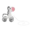 Alasum Wooden Cartoon Zebra Pulling Car for Safe Smooth Edges Eco-Friendly Animal Drag Gift for Walking Development and Birthday Christmas view 1