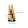 ERINGOGO 5Pcs Christmas Wind Up Santa Snowman Penguin Reindeer Clockwork Walking for Party Favors Stocking Stuffers Plastic Safe view 2