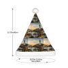 aabkjgfr Lighthouse And Gull Print Adult Santa Hat,Soft And Comfortable Santa Hat,Suitable For New Year'S Holiday Parties,Indoors And Outdoors. view 3