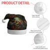 aabkjgfr Toucans Parrot Palm Tree Leaves Print Adult Santa Hat,Soft And Comfortable Santa Hat,Suitable For New Year'S Holiday Parties,Indoors And Outdoors. view 4