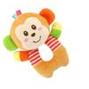 HANABASS Wrist Rattle Plush Monkey for Months O-Shaped Soft Cotton Hand Bell for Sensory Development Easy to Grasp Early Education for Boys view 1