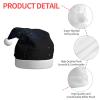aabkjgfr Star Constellation Map Print Adult Santa Hat,Soft And Comfortable Santa Hat,Suitable For New Year'S Holiday Parties,Indoors And Outdoors. view 4