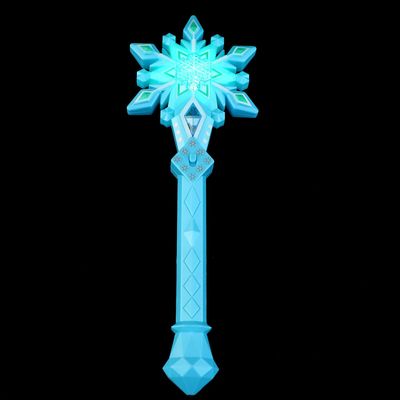 Abaodam Light Up Snowflake Fairy Wand for Birthday Party Role Play Safe Material Elegant Design for Stage Performance and Photo Prop