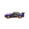 1:64 Diecast Model Car Compatible with Nissan EVA RT Test Type-01 1087X Pandem S13 APAxpo 2025 Limited Edition by Pop Race Xcartoys PR640334 view 4