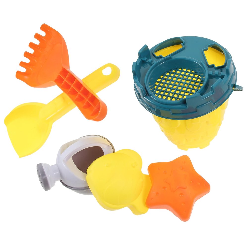 Beaupretty Beach Cartoon Sand Pail and Digging Tools for Boys and Lightweight Sand Plaything Enhances Creativity and Imagination Gift for Summer Outdoor Fun