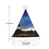 aabkjgfr Starry Sky Meteor Stars Print Adult Santa Hat,Soft And Comfortable Santa Hat,Suitable For New Year'S Holiday Parties,Indoors And Outdoors. view 3