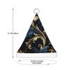 aabkjgfr Damask Pattern Print Adult Santa Hat,Soft And Comfortable Santa Hat,Suitable For New Year'S Holiday Parties,Indoors And Outdoors. view 3