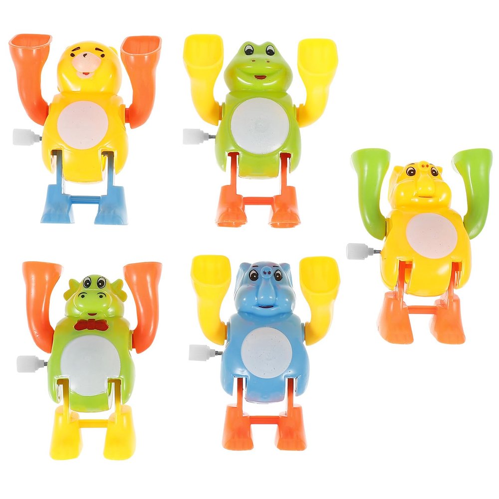 KESYOO 5pcs Large Flip Somersault Clockwork for Wind-up Animal Models Random Styles Fun Entertainment Playthings for Hand-Eye Coordination and Party Favors