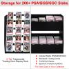 5-Tier Trading Card Display Case Stand- Holds Up to 200 Cards,Wood Sports Graded Card Display,Card Stand for Sports Baseball Cards,Card Game Collection & Show view 4