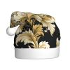aabkjgfr Damask Pattern Print Adult Santa Hat,Soft And Comfortable Santa Hat,Suitable For New Year'S Holiday Parties,Indoors And Outdoors. view 1