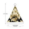 aabkjgfr Damask Pattern Print Adult Santa Hat,Soft And Comfortable Santa Hat,Suitable For New Year'S Holiday Parties,Indoors And Outdoors. view 3