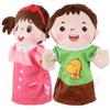 Abaodam 2Pcs Realistic Hand Puppet Figures for Creative Interactive Story Dolls with Resilient Design Enhancing Imagination and Relationship Fun Role Play view 1