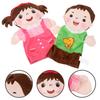 Abaodam 2Pcs Realistic Hand Puppet Figures for Creative Interactive Story Dolls with Resilient Design Enhancing Imagination and Relationship Fun Role Play view 2