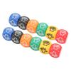 CHICIRIS Durable Finger Guessing Game Dice Set, Wide Application Rock Paper Scissors Dice for Family Party, 12 Pcs view 2