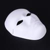 Alasum 15pcs DIY Full Face Halloween Costume Masks for Men Blank White Paper Pulp Hip-hop Dance Ghost Masks with Breathable Design for Masquerade Party Cosplay and Artistic Painting view 2