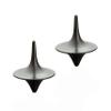 2Pcs Accurate Spinning Top, Portable Precision Metal Spinner, Exquisite Perfect Balance Desktop Gyro, Vintage Totem Zinc Alloy Spinning Top view 1