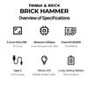 TRIMUI Brick Hammer Retro Handheld Game Console Portable Video Game Console Silver view 3