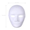 Abaodam 15pcs Halloween DIY Full Face Paper Pulp Masks Male Blank Painting Masks for Hip-hop Dance Scary Ghost Cosplay Masquerade Party Costume with Elastic Strap view 2