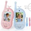 Video Walkie Talkies for Kids Toys - 2 Pack Rechargeable Walkie Talkie with Camera,Long Range 2 Way Radio for Outdoor Camping Games,Christmas Birthday Gifts for Boys Girls Age 3-12(Pink+Blue) view 1