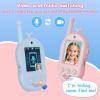 Video Walkie Talkies for Kids Toys - 2 Pack Rechargeable Walkie Talkie with Camera,Long Range 2 Way Radio for Outdoor Camping Games,Christmas Birthday Gifts for Boys Girls Age 3-12(Pink+Blue) view 3