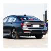 Compatible for BMW 7 Series G11 G12 730i 740i 750i 2019-2023 Rear Trunk Lid Ducktail Lip Spoiler Wings Black Carbon Car Tuning Accessories(7 Wire Right White) view 3